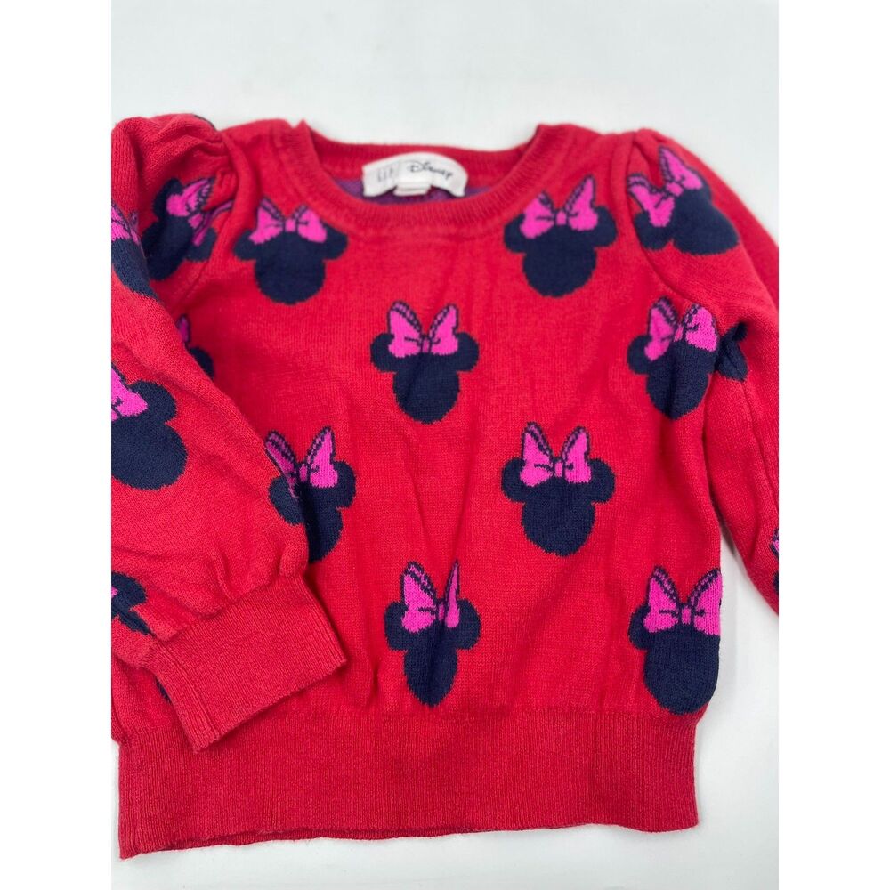 babyGap x Disney Toddler Minnie Mouse All-Over Print Knit Sweater